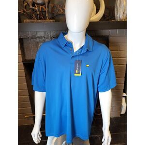 New Men's 2XL Jack Nicklaus Skydiver Royal Blue Short Sleeve Golf Polo Shirt NWT